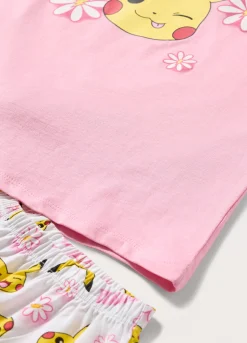 Blukids Set pigiama corto in jersey di puro cotone bambina- Pigiami