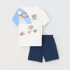 Blukids Set pigiama corto in puro cotone bambino-Bambino Pigiami