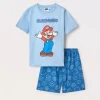 Blukids Set pigiama corto in puro cotone bambino-Bambino Pigiami