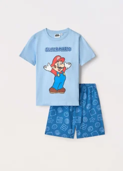 Blukids Set pigiama corto in puro cotone bambino-Bambino Pigiami