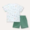 Blukids Set pigiama corto in puro cotone neonato- Pigiami