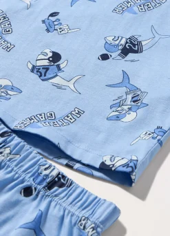 Blukids Set pigiama corto in puro cotone bambino-Bambino Pigiami