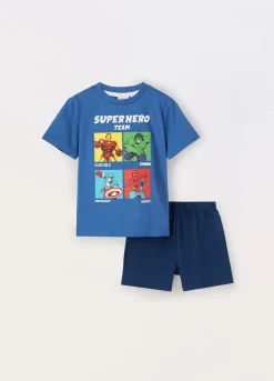 Blukids Set pigiama corto Marvel bambino-Bambino Pigiami