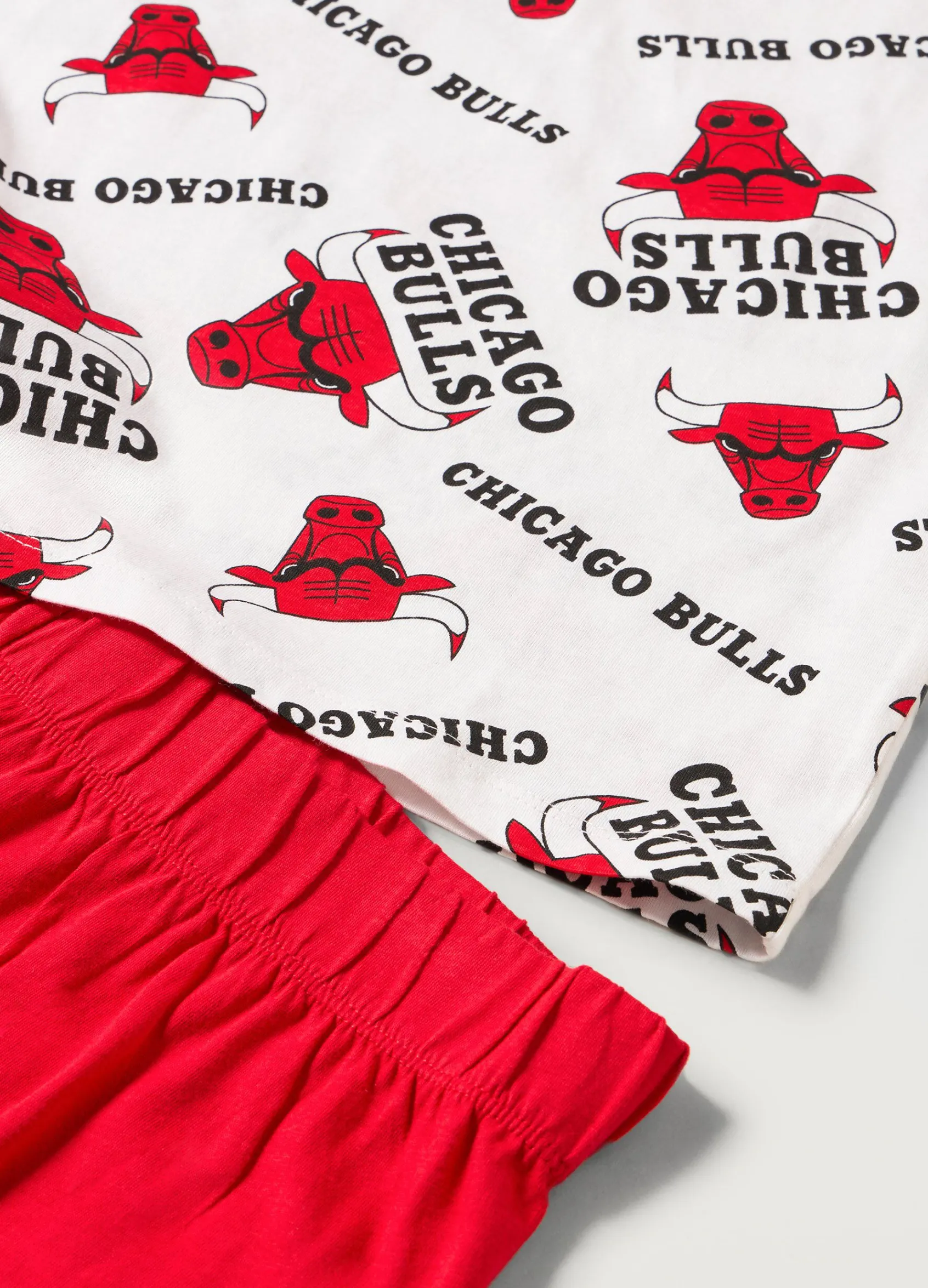 Blukids Set pigiama corto NBA in puro cotone ragazzo- Pigiami