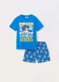 Blukids Set pigiama corto Sonic bambino-Bambino Pigiami