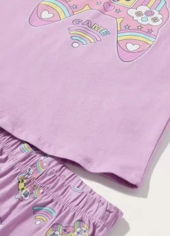Blukids Set pigiama in jersey di puro cotone bambina- Pigiami