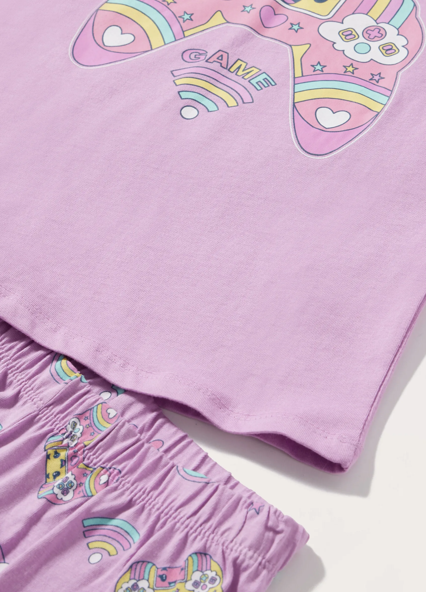 Blukids Set pigiama in jersey di puro cotone bambina- Pigiami