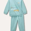 Blukids Set pigiama in puro cotone neonato- Pigiami