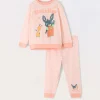 Blukids Set pigiama lungo in jersey di puro cotone neonata- Pigiami