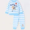 Blukids Set pigiama lungo in jersey di puro cotone neonato- Pigiami