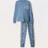 Blukids Set pigiama lungo in jersey di puro cotone ragazzo- Pigiami
