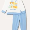 Blukids Set pigiama lungo in puro cotone neonato- Pigiami