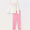 Blukids Set pigiama lungo in puro cotone ragazza- Pigiami