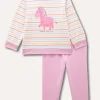 Blukids Set pigiama lungo in puro cotone neonata- Pigiami