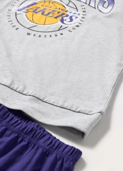 Blukids Set pigiama lungo NBA in cotone ragazzo- Pigiami