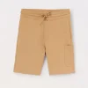 Blukids Shorts cargo in french terry di puro cotone bambino-Bambino Pantaloni