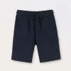 Blukids Shorts cargo in french terry di puro cotone bambino-Bambino Pantaloni