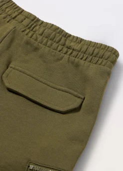 Blukids Shorts cargo in french terry di puro cotone ragazzo- Pantaloni