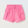 Blukids Shorts cargo in misto cotone ragazza- Pantaloni