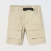 Blukids Shorts cargo in puro cotone bambino-Bambino Pantaloni