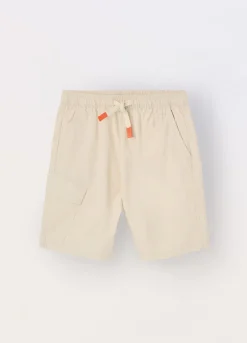 Blukids Shorts cargo in puro cotone bambino-Bambino Pantaloni