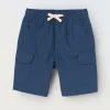 Blukids Shorts cargo in puro cotone bambino-Bambino Pantaloni