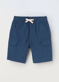 Blukids Shorts cargo in puro cotone bambino-Bambino Pantaloni