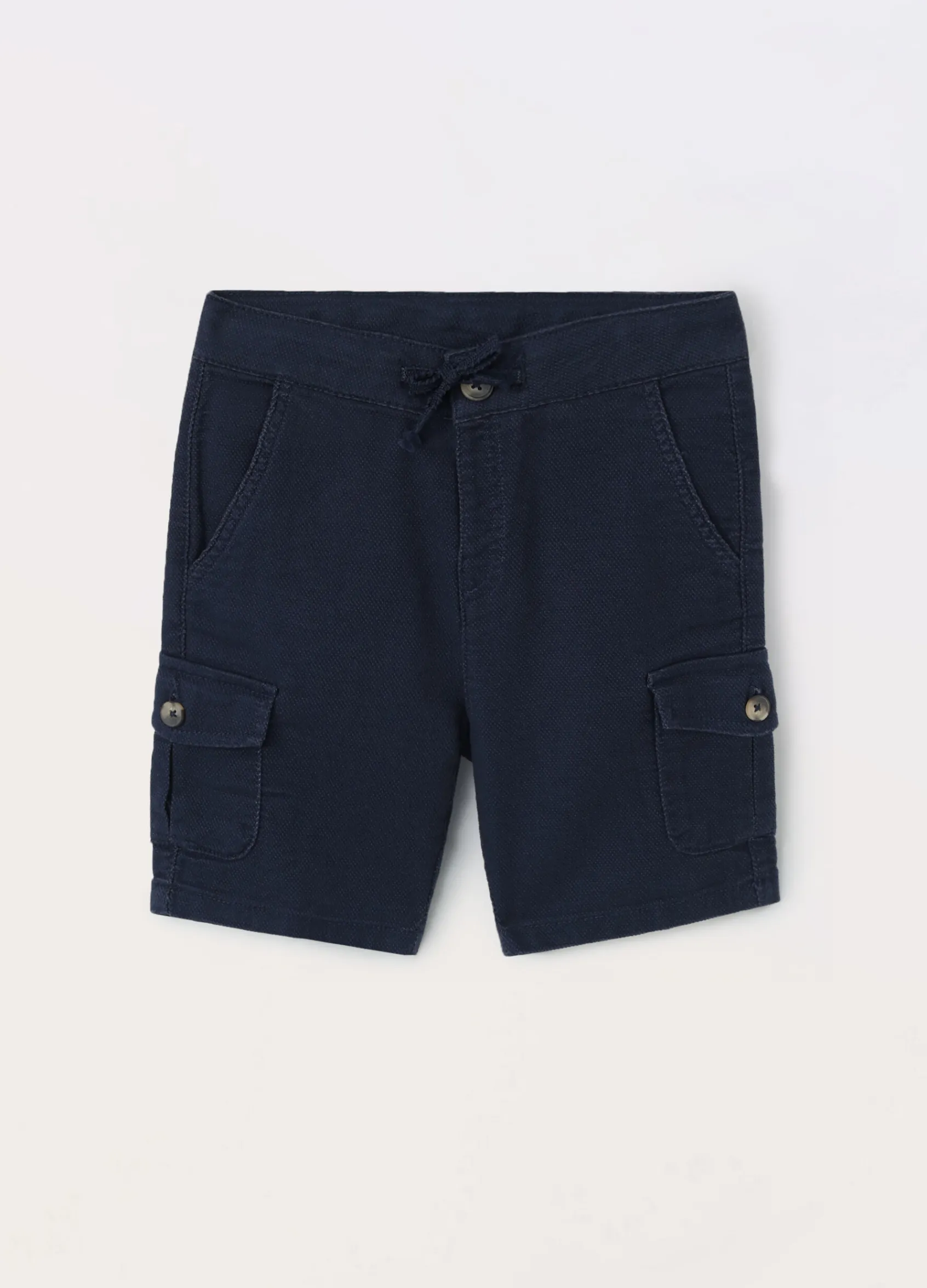 Blukids Shorts cargo in puro cotone bambino-Bambino Pantaloni