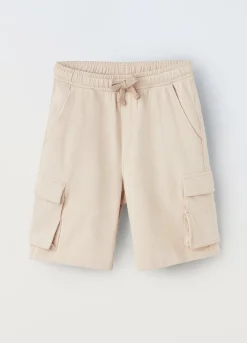 Blukids Shorts cargo in puro cotone ragazzo- Pantaloni