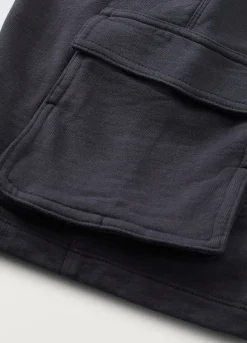 Blukids Shorts cargo in puro cotone ragazzo- Pantaloni