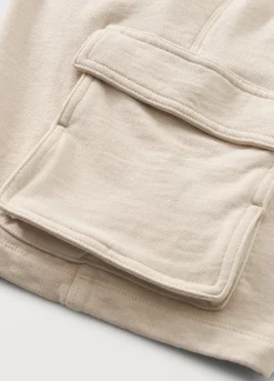 Blukids Shorts cargo in puro cotone ragazzo- Pantaloni