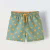 Blukids Shorts da bagno con stampa bambino-Bambino Mare