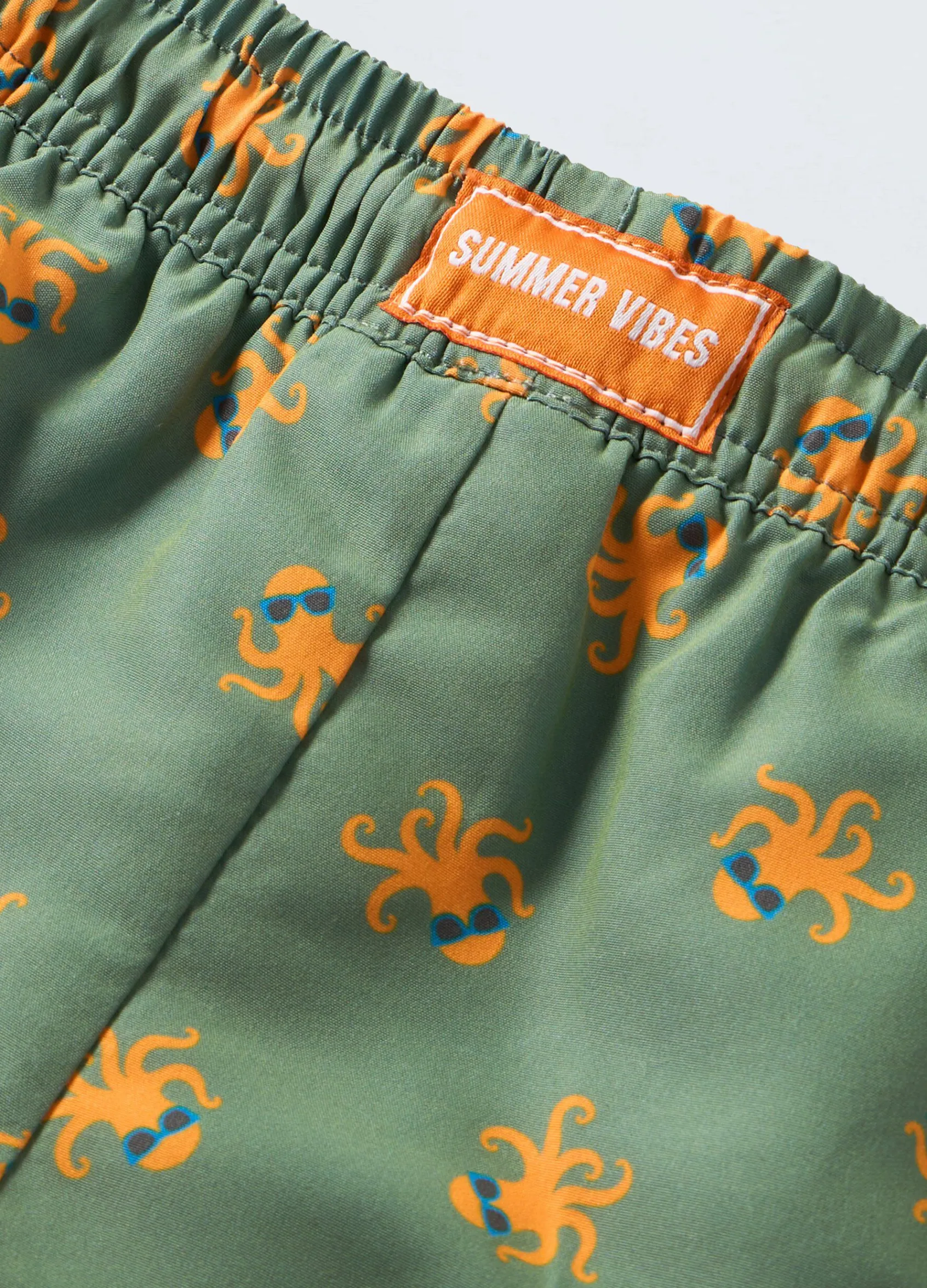 Blukids Shorts da bagno con stampa bambino-Bambino Mare