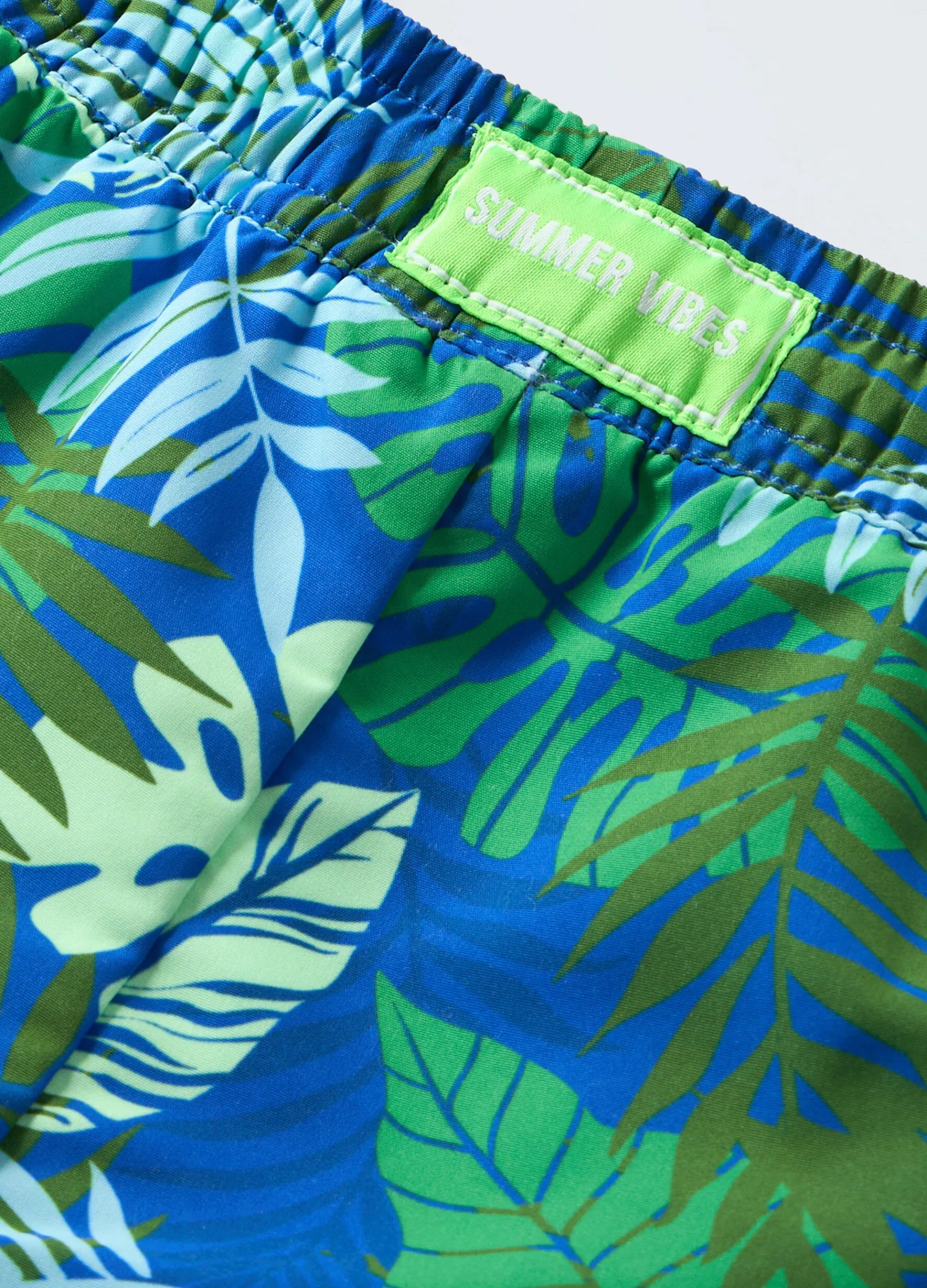 Blukids Shorts da bagno con stampa bambino-Bambino Mare