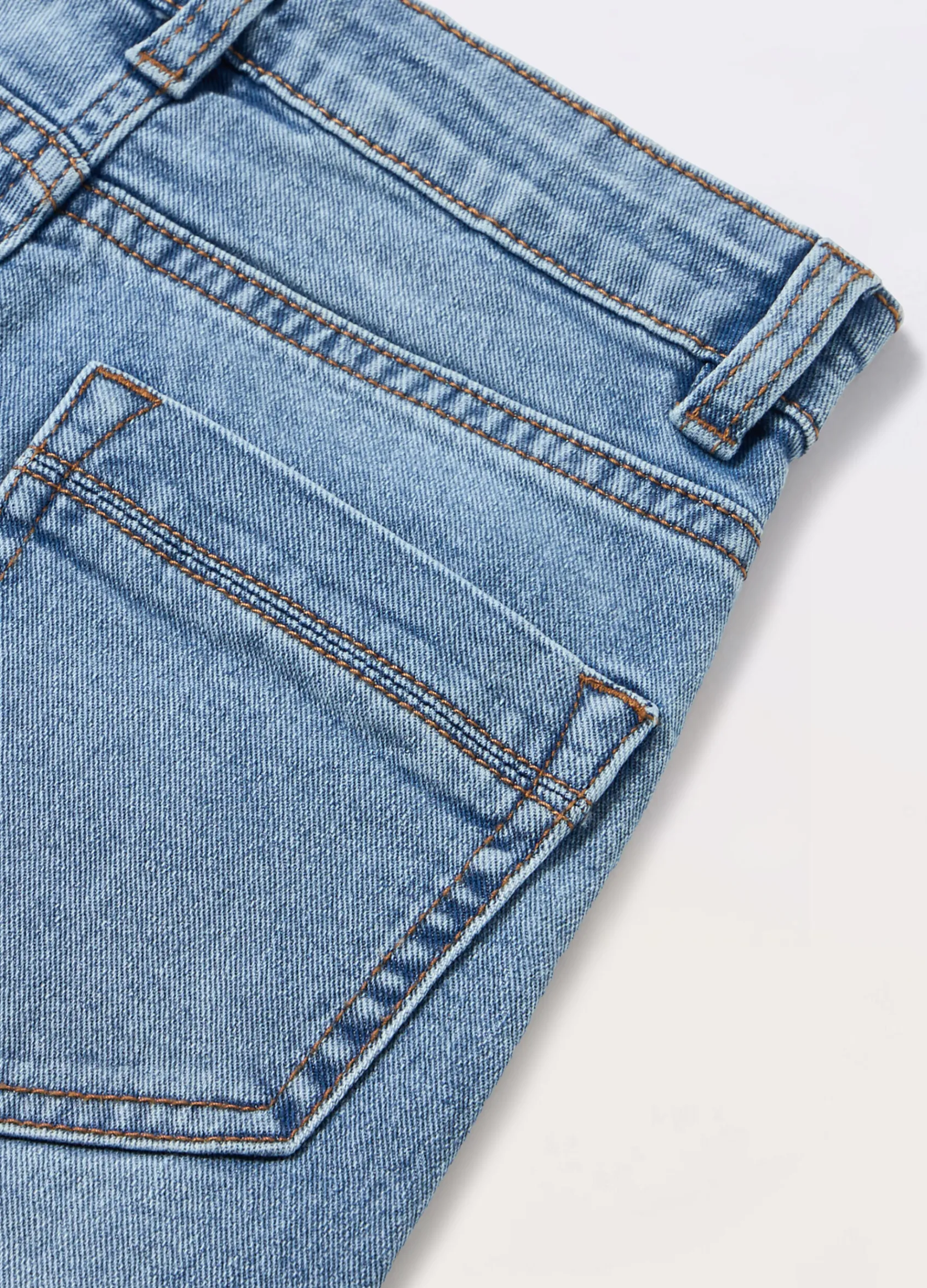 Blukids Shorts denim stretch bambino-Bambino Pantaloni