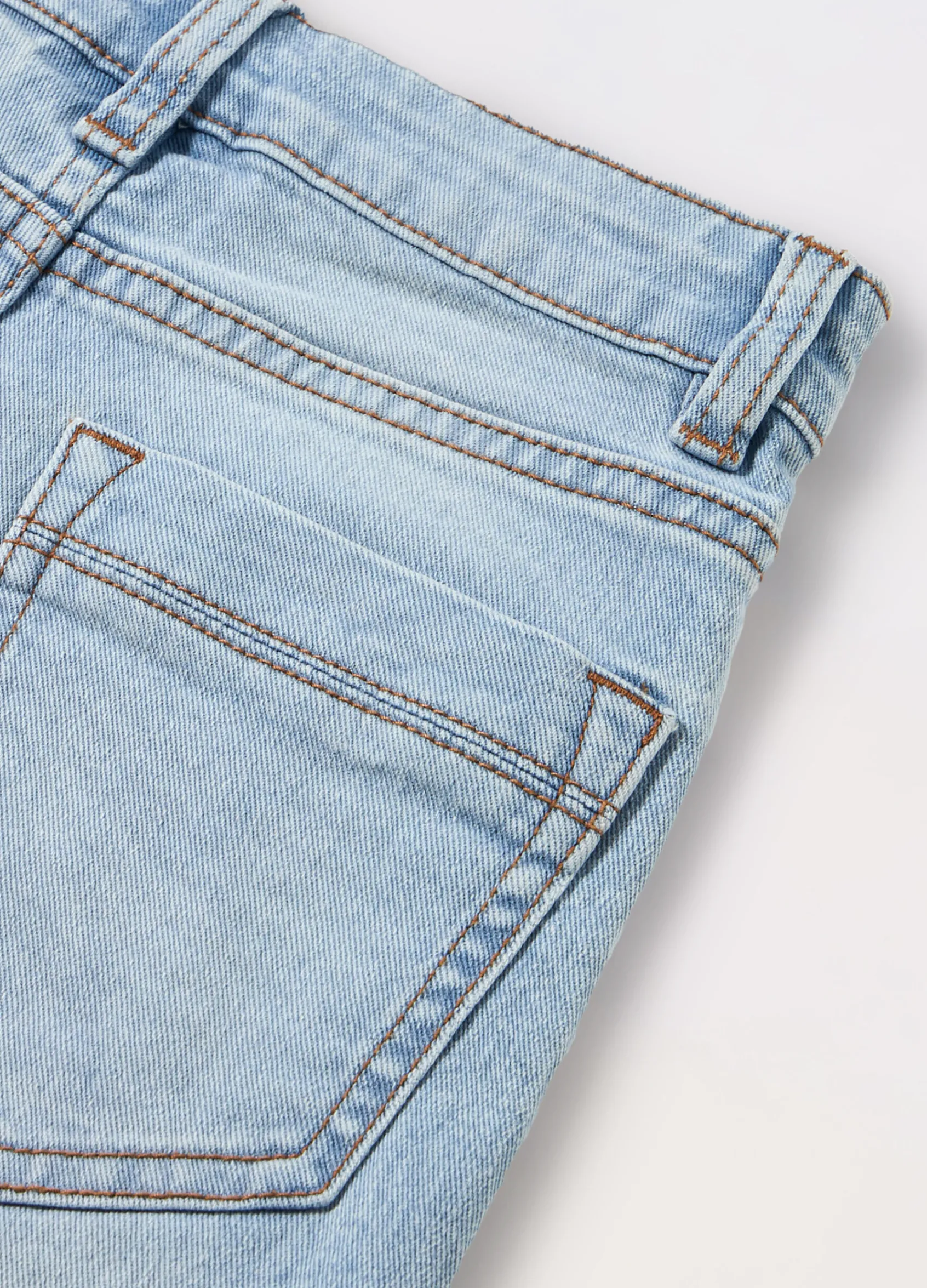 Blukids Shorts denim stretch bambino-Bambino Pantaloni