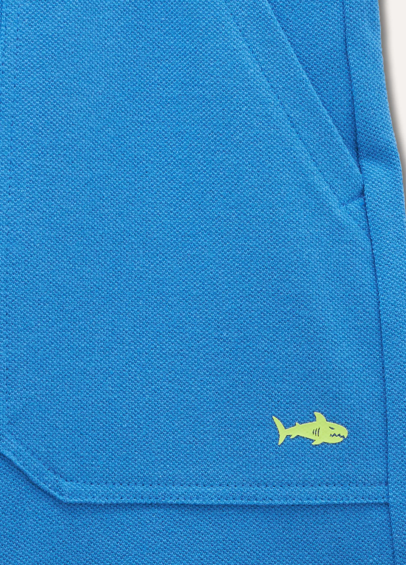 Blukids Shorts in cotone Piquet bambino-Bambino Pantaloni