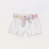 Blukids Shorts in cotone stretch neonata- Pantaloni