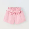 Blukids Shorts in cotone stretch bambina- Pantaloni
