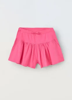 Blukids Shorts in cotone stretch bambina- Pantaloni