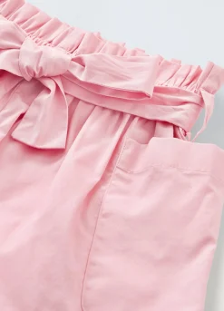 Blukids Shorts in cotone stretch bambina- Pantaloni