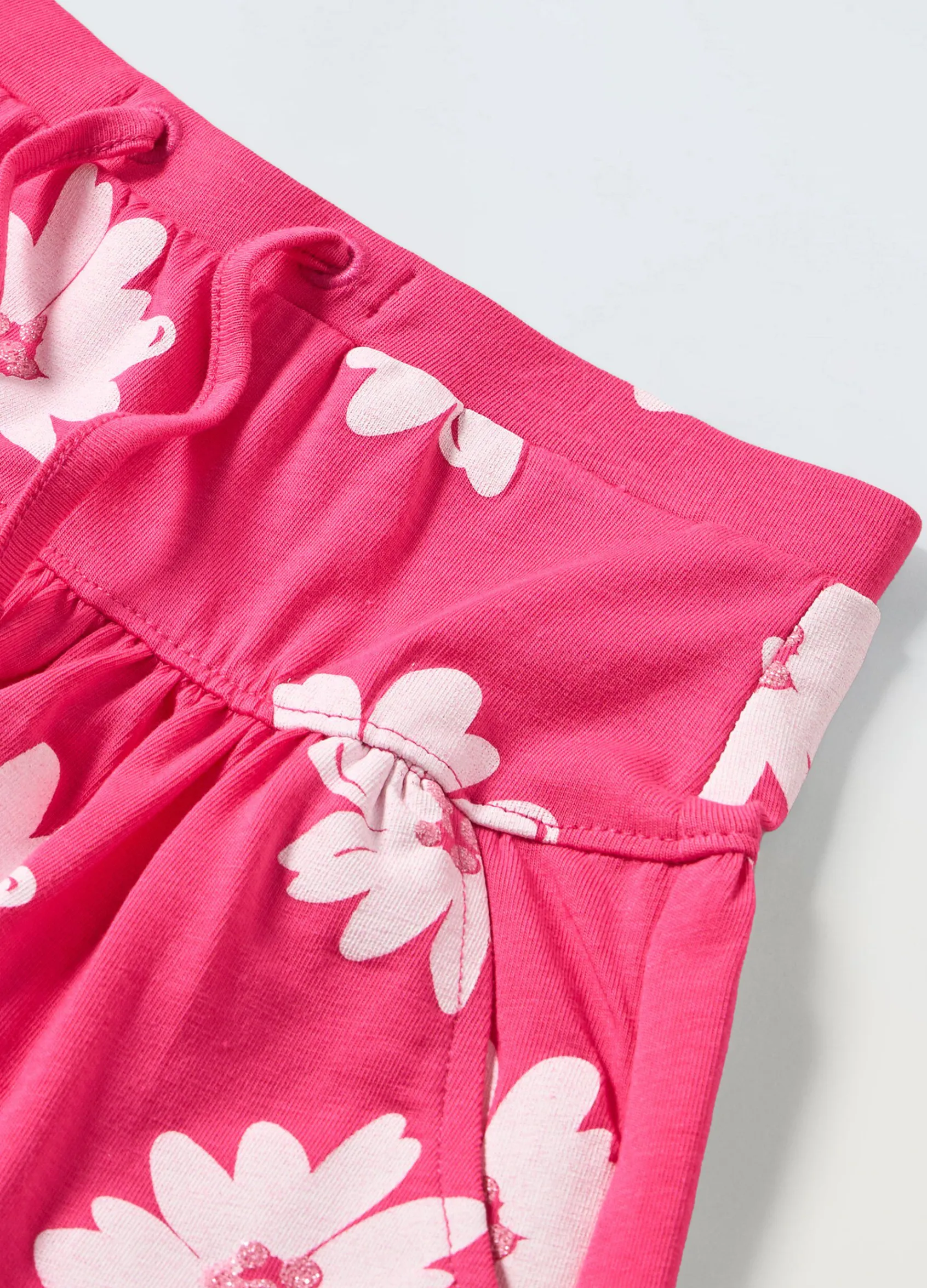 Blukids Shorts in cotone stretch bambina- Pantaloni