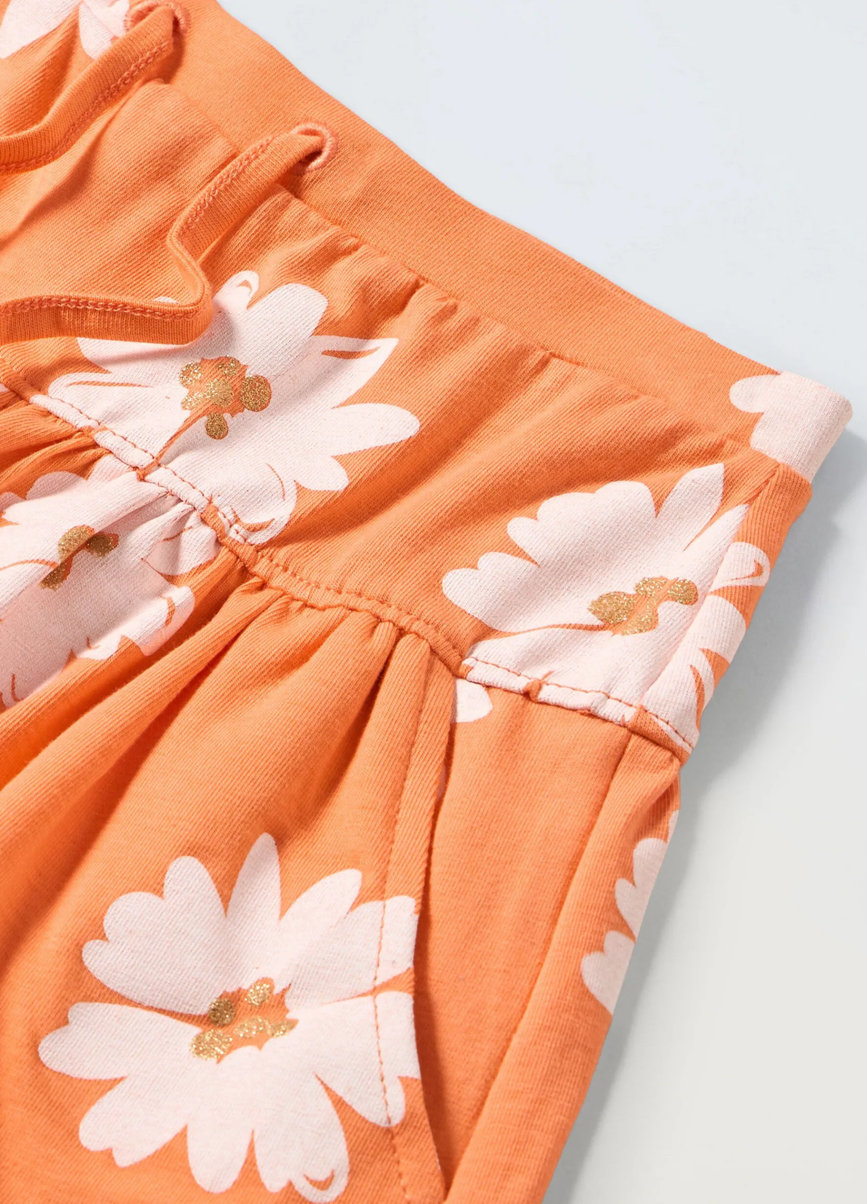 Blukids Shorts in cotone stretch bambina- Pantaloni