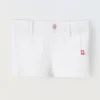 Blukids Shorts in denim di cotone stretch neonata- Jeans