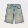 Blukids Shorts in denim di misto cotone ragazza- Jeans