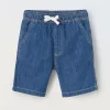 Blukids Shorts in denim di puro cotone bambino-Bambino Jeans