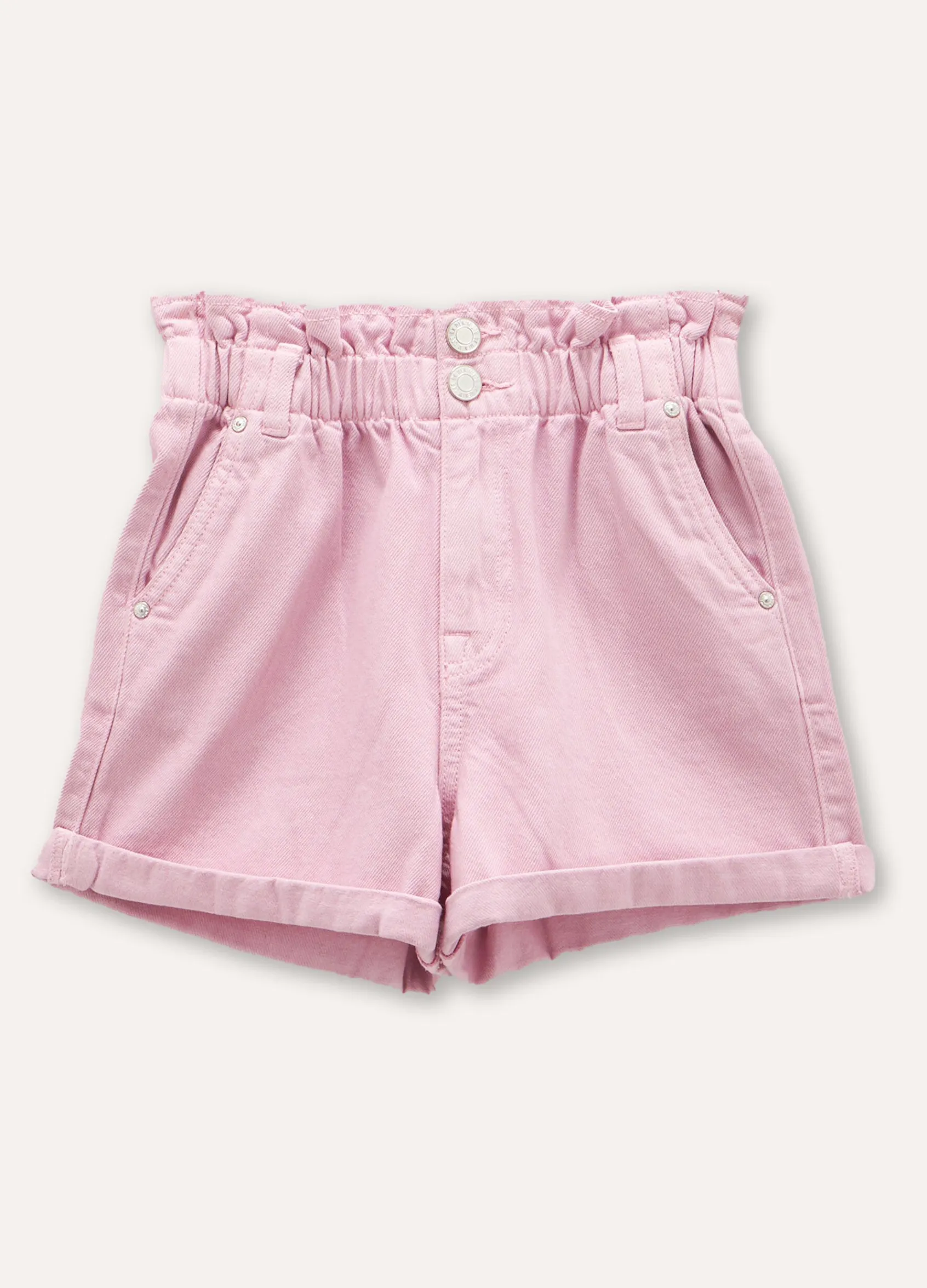 Blukids Shorts in denim di puro cotone ragazza- Jeans