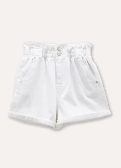 Blukids Shorts in denim di puro cotone ragazza- Jeans