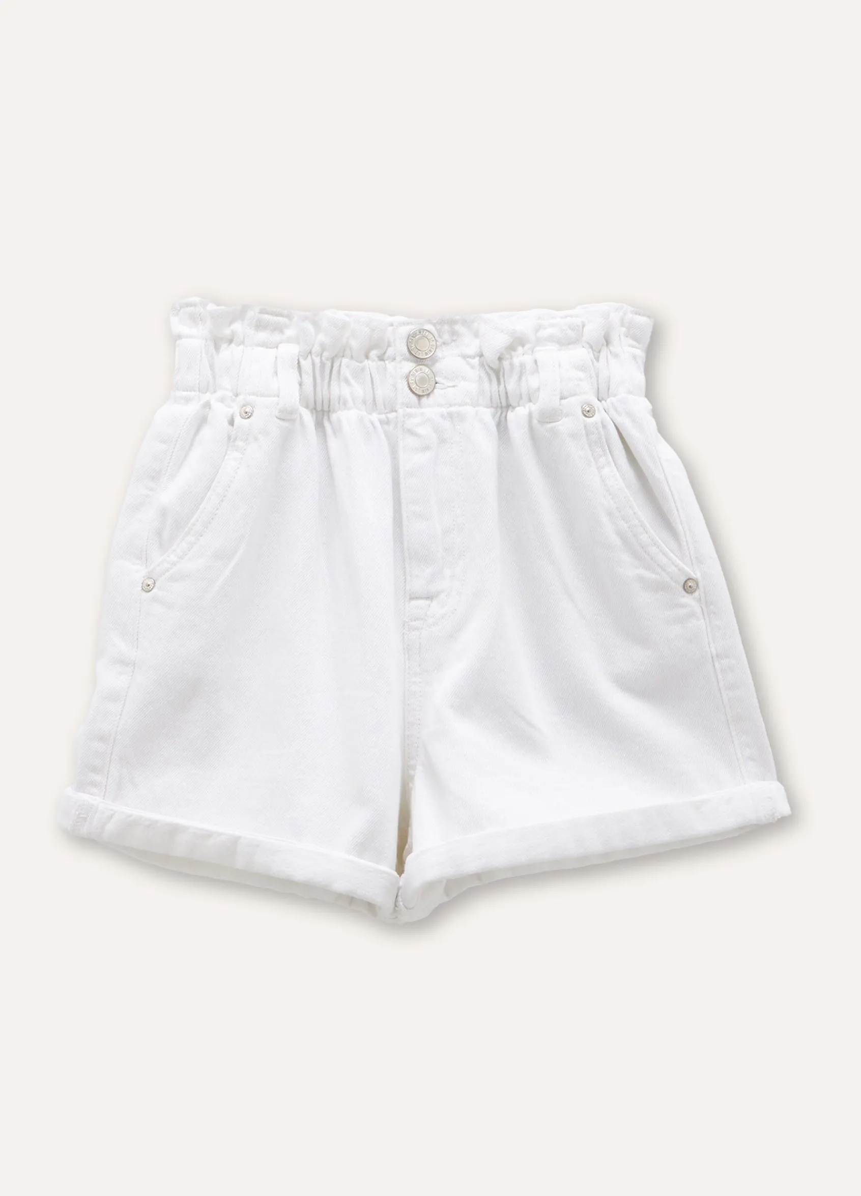 Blukids Shorts in denim di puro cotone ragazza- Jeans