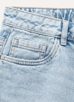 Blukids Shorts in denim di puro cotone ragazza- Jeans